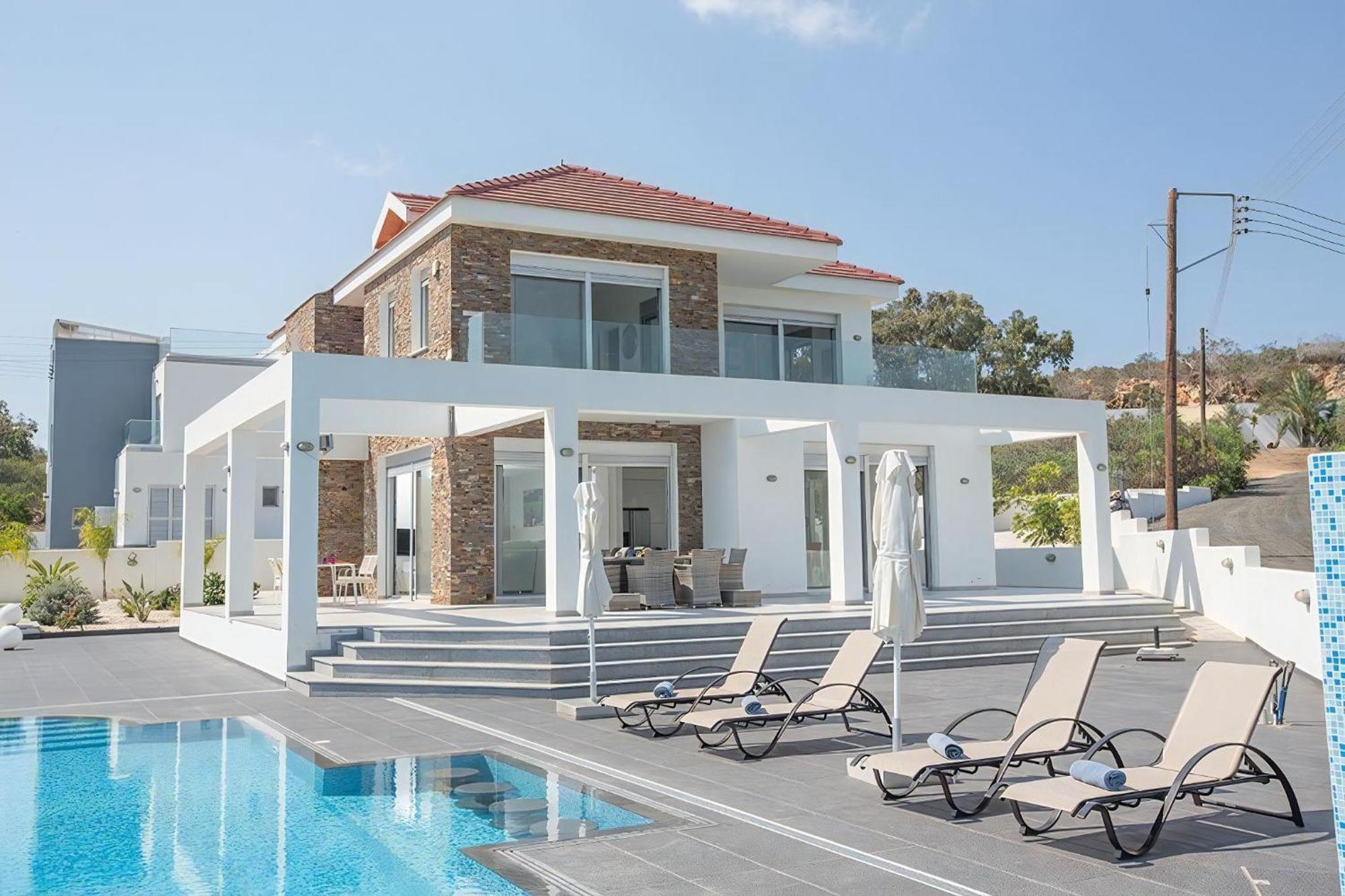 Villa Protara Chrysos - Beautiful 5 Bedroom Protaras Villa - Walking Distance To Fig Tree Bay Eksteriør bilde